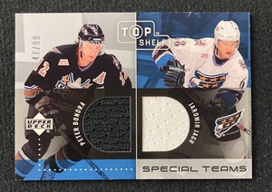 2002-03 Upper Deck Top Shelf Jagr Bondra Dual Jersey Special Teams #ST-BJ Capita