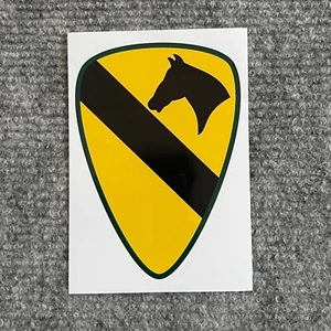 US Army 1st Cavalry, 1 Cav Self Adhesive Vinyl Sticker Decal Airborne, Vietnam - Picture 1 of 2