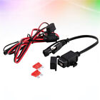  12 V Inline Fuse Power Supply Adapter Motorcycle Phone SAE USB
