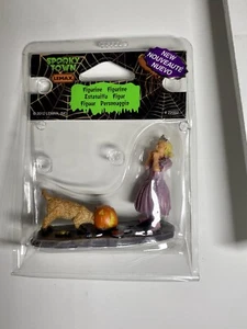 Figura Lemax Spooky Town Girl con perro atrapado en calabaza - Imagen 1 de 2