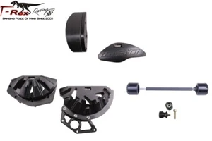 T-Rex Racing 15-21 Kawasaki Versys 650 Frame Front Axle Slider Case Covers Spool - Picture 1 of 6