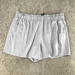 Calia Carrie Underwood Shorts Womens Sz 1X Blue Paperbag Drawstring Modal Blend - Picture 1 of 13