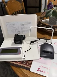Janome 240 Memory Craft Scan 'n Sew Embroidery Scanner New Home + AC Adapter - Picture 1 of 7