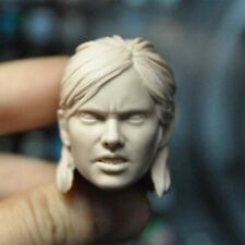 1:6 Scale The Last of Us Ellie White Head Sculpt Carved Fit 12'' Action Figure
