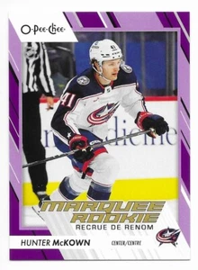 2023-24 Upper Deck O-Pee-Chee púrpura radiocontrol paralelo Hunter McKown 07/49 #565 - Imagen 1 de 2
