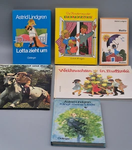 Astrid Lindgren Bücher Konvolut 6 Stück 1960er und 1970er Jahre - Bild 1 von 7