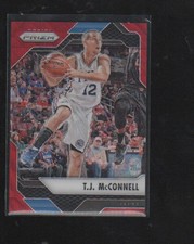 T.J. McCONNELL 2016-17 PANINI PRIZM RED RUBY WAVES PRIZMS CARD #5