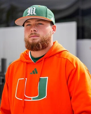 Sudadera de béisbol 2022 Miami Hurricanes Adidas emitida por el equipo #35 XXL Foto 1 de 4