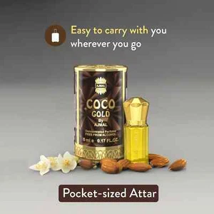 Ajmal COCO GOLD alkoholfreies Attar für Damen - 5 ml langanhaltendes Parfum - Bild 1 von 4