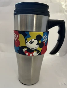 Mickey Original Steel Tumbler Coffee Cup with Lid Disney Store - Picture 1 of 7