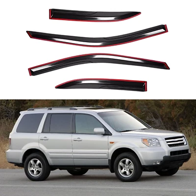 Genuine Honda Window Visor Pilot Mugen 2003-2008 Wind Deflector Rain Guard - Imagem 1 de 4