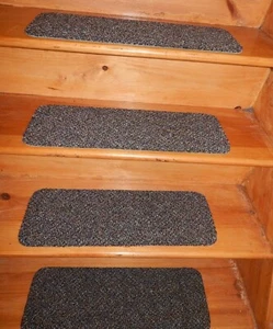 14 Step Indoor Stair Treads Staircase Step Rug Carpet 8" x 24" . - Picture 1 of 4
