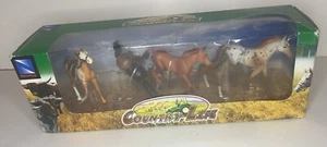 Juego de cinco caballos de plástico Country Life 2004 vintage--juego de caja de diferentes poses - Imagen 1 de 7