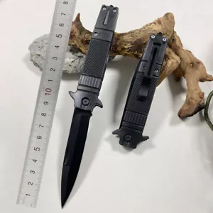 Camping Edelstahl tragbares Klappmesser schöne Optik leicht - Bild 1 von 7