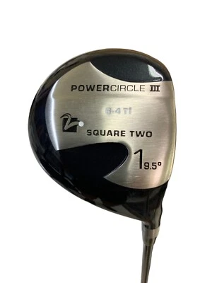 Square Two Power Circle 3 TI 9.5 Degree Driver Golf Club_Senior Flex Graphite RH Foto 1 de 3