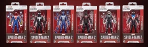 Hasbro Marvel Spider-Man 2 Gamerverse 6" Actionfigur 6er Set versiegelte Hülle - Bild 1 von 7