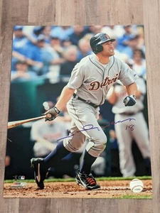 Johnny Damon signierte 11 x 14 Fotodatei Echtheitszertifikat Detroit Tigers Red Sox Yankees Royals A - Bild 1 von 2