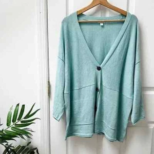 J. Jill PureJill Cashmere Boxy Oversized Button Front Cardigan Top Sz XS - Picture 1 of 8
