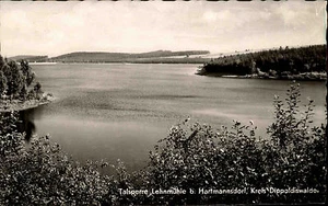 Talsperre Lehnmühle bei Dippoldiswalde Sachsen DDR s/w AK 1961 gelaufen Stausee - Picture 1 of 1