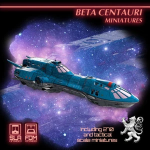 2a dinastia - Beta Centauri stampata in 3D - 28 mm - 1/270 e 1 pollice esagonale - Foto 1 di 2