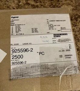 TE/TYCO/AMP 925596-2 JUNIOR TIMER RECEPTACLE (2500pcs = 1 lot) - Picture 1 of 2