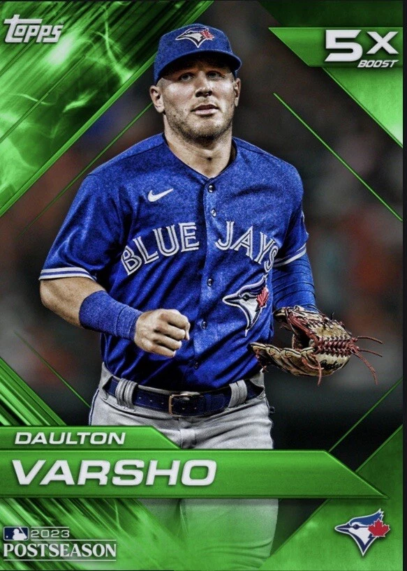 [DIGITAL] Topps Bunt - Daulton Varsho - Postseason Base 23 S1 -  Green - Image 1 of 1