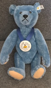 Steiff Teddy Club Edition 1994 replika 1908 niebieska, 35 cm stan idealny - Zdjęcie 1 z 5