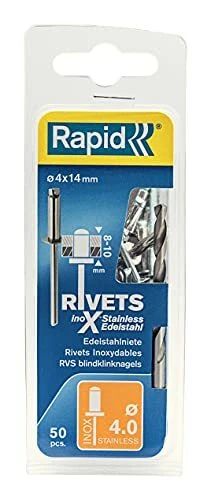 Rapid 5000395 Rivetti Acciaio Inox Ø4x14 mm (n6W) - Immagine 1 di 1