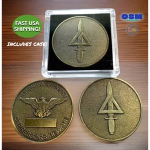 Moneda de Desafío-EJÉRCITO DE ESTADOS UNIDOS FUERZA DELTA ÉLITE Opresores Cuidado - Imagen 1 de 13