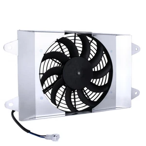 NEW RADIATOR FAN FITS YAMAHA UTV RHINO 700 YXR700F 2008-2013 495837 5B4E24050000 - Picture 1 of 4