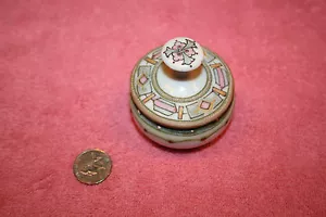 1911 bis 1921 Nippon handbemalte Schmuckdose - Bild 1 von 5