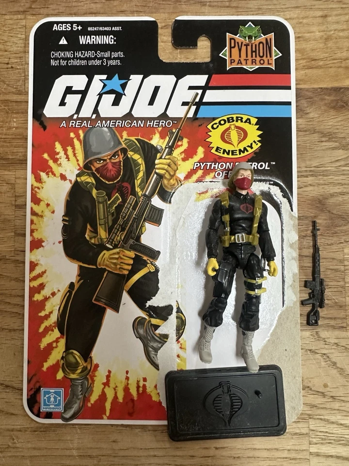 GI JOE 25º Oficial de Patrulha Cobra Python 2007 - Imagem 1 de 1