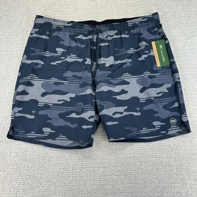 Pantalones Cortos Travis Mathew Para Hombres 2XL 38” Azul Camuflaje Tabla de Líder Elastizados Secado Rápido Foto 1 de 4