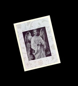 Guardian Angel Layered Paper Note Card & Envelope Tender Thoughts Greetings - Picture 1 of 3