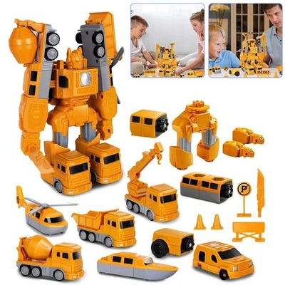 Magnetischer Verformung Roboter Magnetische Spielzeugautos Kinder Baufahrzeuge - Bild 1 von 4