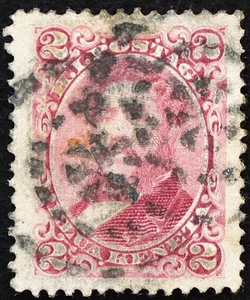 Sello usado de Hawaii #38 2c Elua Keneta. XF-Superb Jumbo. Cancelación de lujo. ¡Una joya! - Imagen 1 de 2