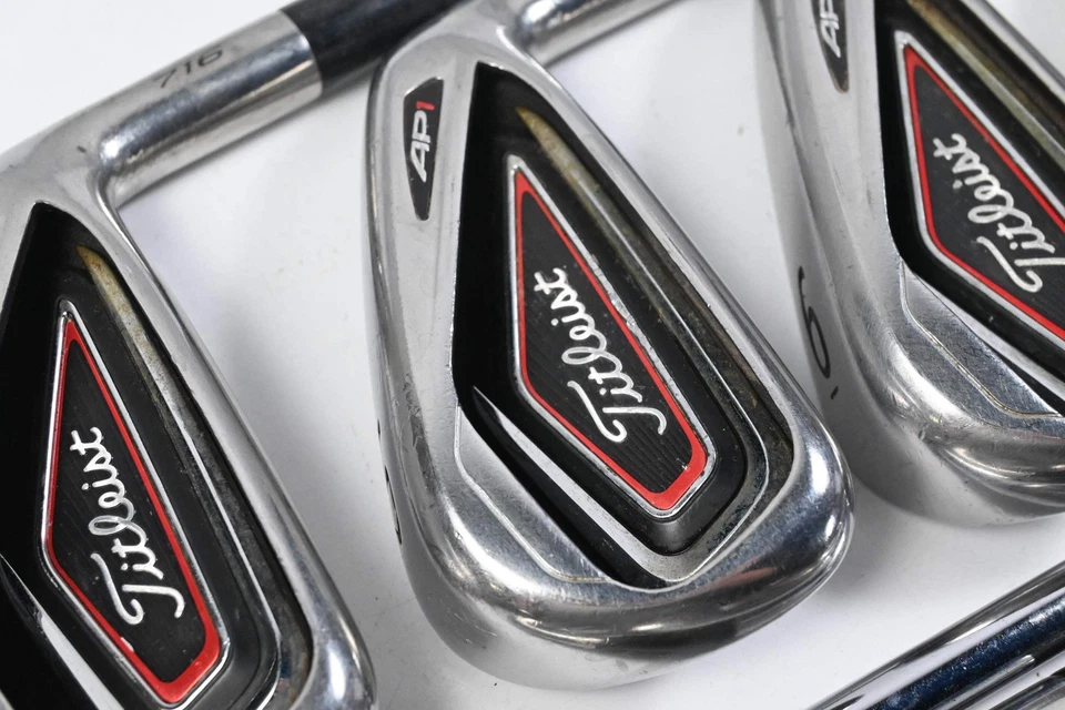 Titleist 712 AP1 Irons / 4-PW+GW / Stiff Flex XP 90 S300 Shafts - Image 1 of 4