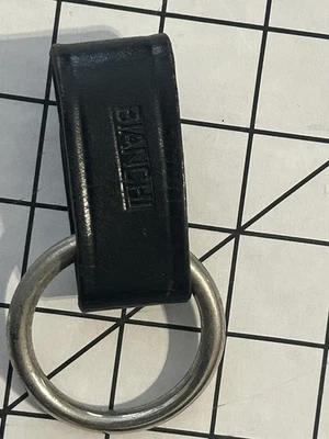 Guardián de cinturón vintage original de cuero Bianchi negro Foto 1 de 4