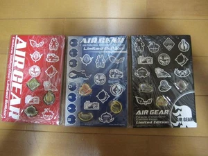 Near Mint AIR GEAR Emblem Collection PIN BADGE 3Sets Limited Edition Very Rare - Picture 1 of 8