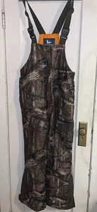 Field & Stream Camo Camouflage Overalls Bibs Sz Youth L Realtree - Picture 1 of 6