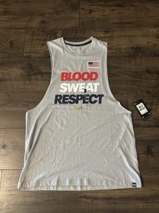 Camiseta sin mangas Under Armour Project Rock RWB gráfica 1383308 nueva con etiquetas para hombre talla M - Imagen 1 de 4