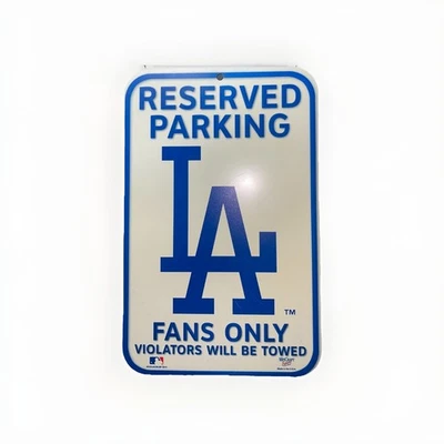 LA Dodgers Parking Spot Sign - 17” x 11” Hard Plastic Sign 1/2 lb Wincraft/MLB - Image 1 of 4