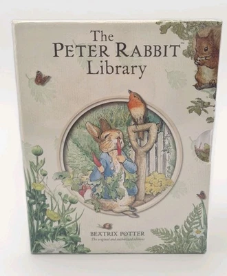 Juego de 10 libros (tapa dura) The Peter Rabbit Library de Beatrix Potter  Foto 1 de 4