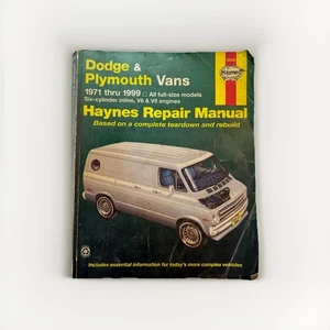 Dodge B150 B-250 B350 Ram RV Motor-home Van 1971-1999 Shop Service Repair Manual - Picture 1 of 6