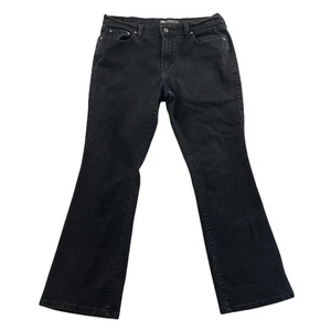 Levis Womens Jeans Size 14M 515 Bootcut Leg High Rise Black Denim Classic Casual - Picture 1 of 17