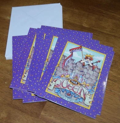11 Mary Engelbreit Blank Note Cards and Envelopes THE QUEEN OF EVERYTHING - Image 1 of 4