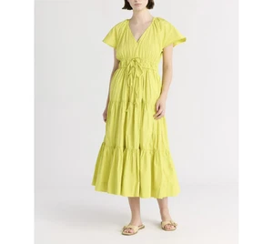 Free Assembly Women's and Women's Plus Tiered Cotton Maxi Dress, Size: XS(0-2) - Picture 1 of 3