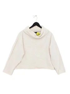 Pepe Jeans Felpa Donna con Cappuccio S Panna 100% Cotone Pullover - Foto 1 di 7