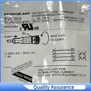 EVC003  1PC New IFM EVC003 Connector  One Year Warranty - Picture 1 of 7