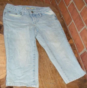 Limited Too Capri Light Blue Capri Denim Jeans Size 8 Reg - Picture 1 of 5